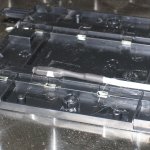Montage des Sensors unter der Schiene